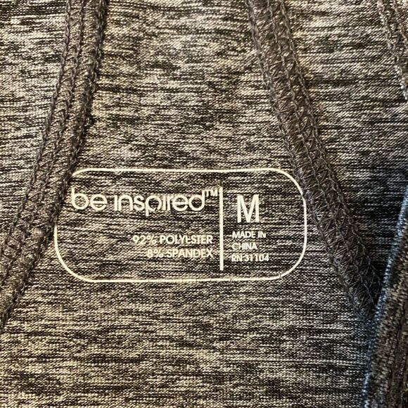 Pro player size medium Grey sleeveless  drawstring yoga top and Pro player purpl - Picture 4 of 9